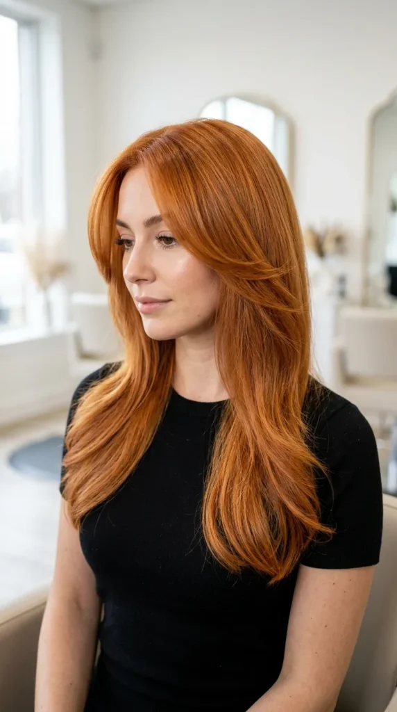 Copper Hair Ideas That Capture Fiery Warm Dimension