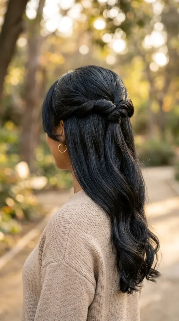 Half Up Twisted Section