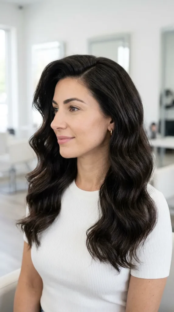 Beach Waves with a Deep Side Part
