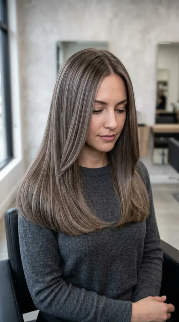 Ash Balayage for Cool Tones