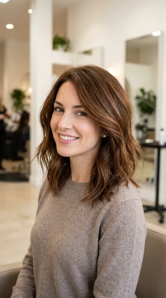 Textured Lob with Choppy Ends
