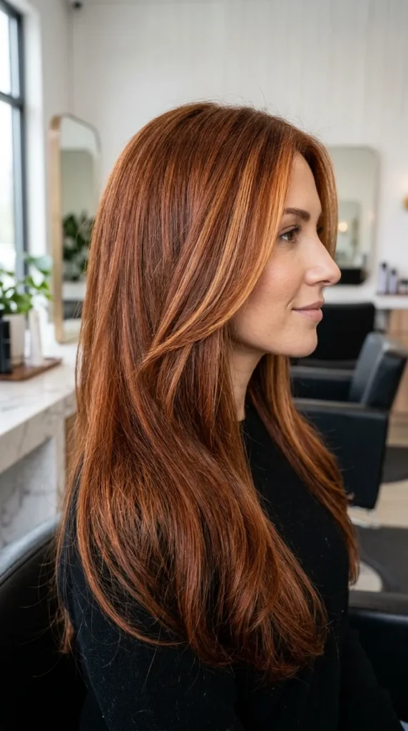 Copper with Face Framing Highlights
