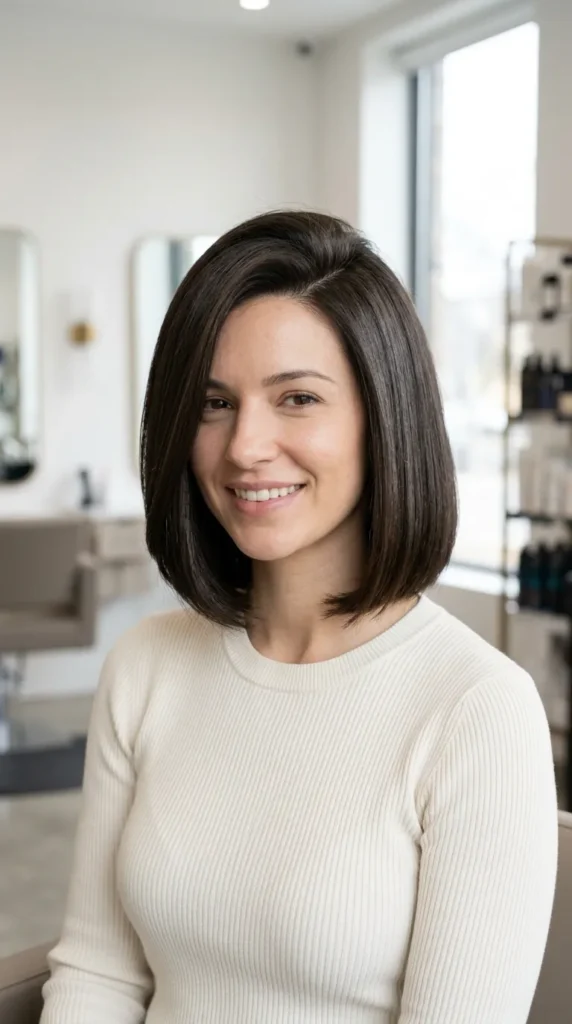 22 Bob Haircut Ideas That Capture Timeless Modern Polish 15 Bob with Side Part