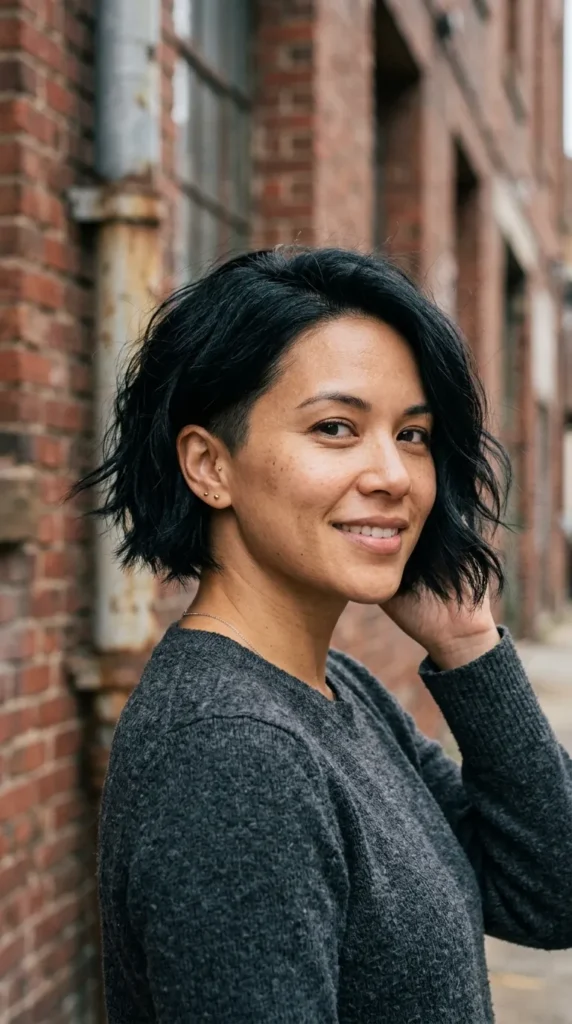  The Textured Bob with Hidden Undercut