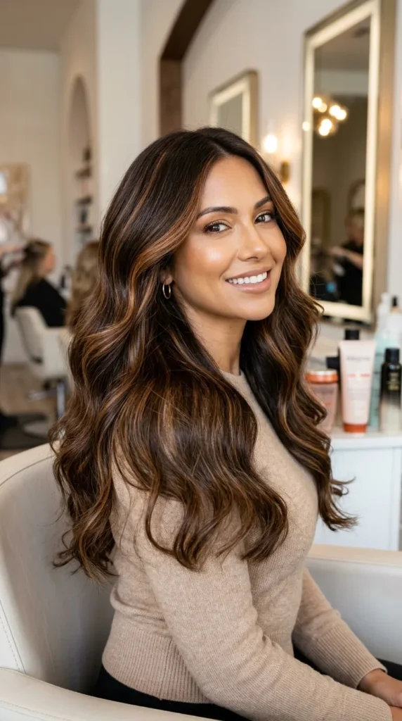 25 Hair Highlights for Dark Hair That Add Real Dimension 21 Highlights for Warm Skin Tones