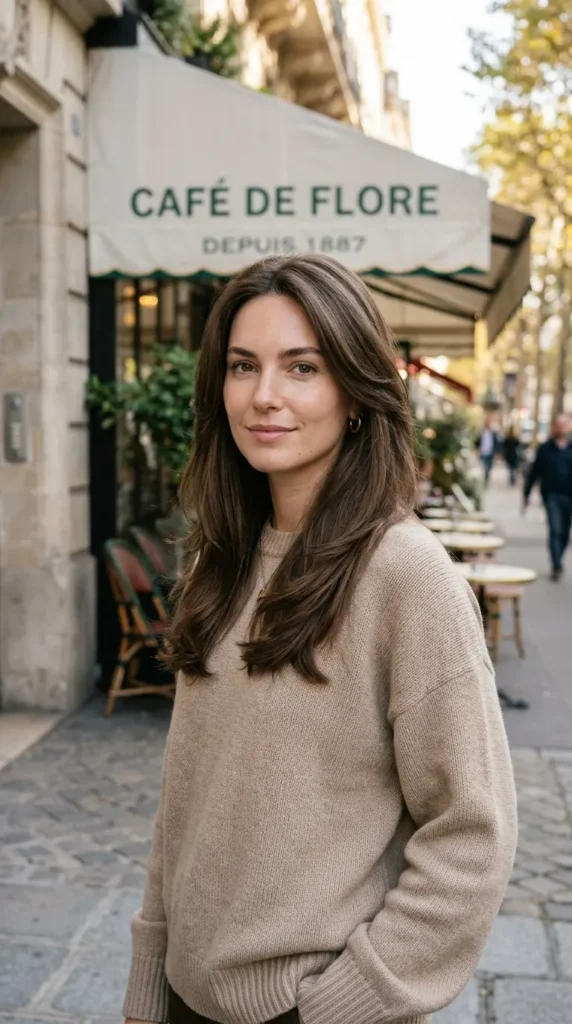 Effortless Cool Girl Brunette