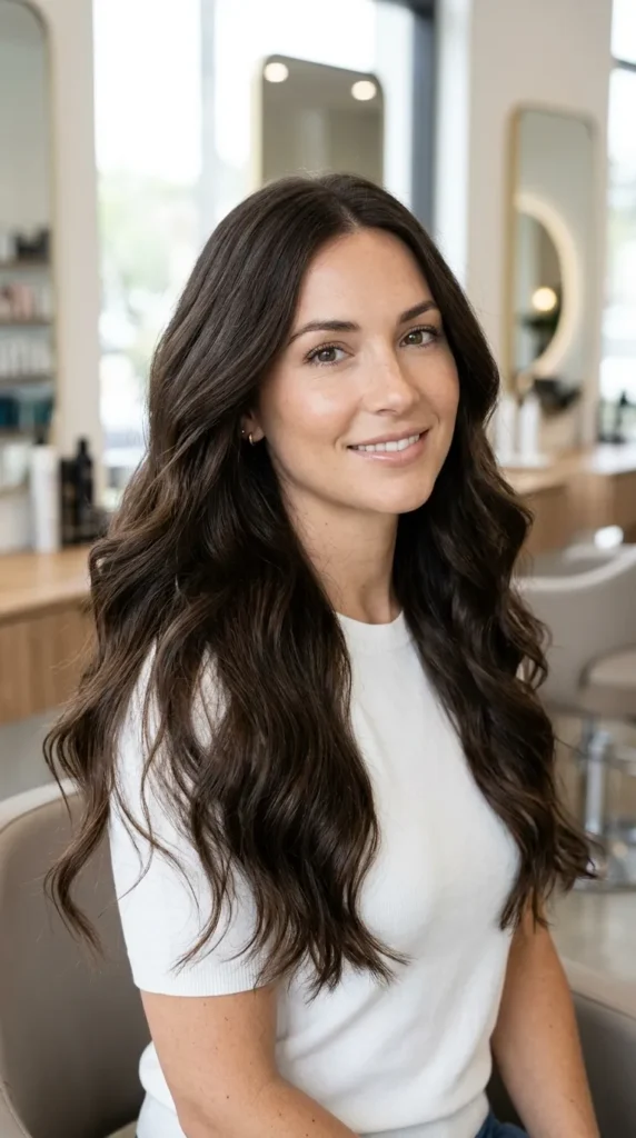 Classic Beach Waves with a Curling Wand
