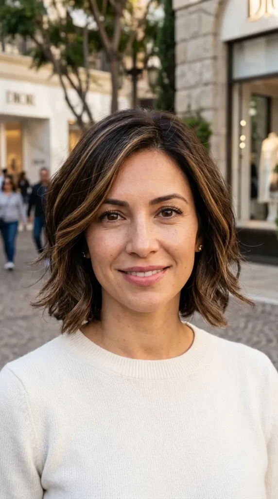 The Dimensional Bob with Balayage