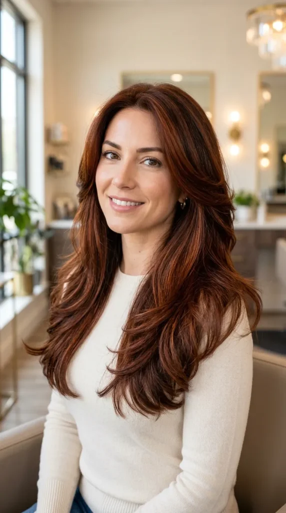  Warm Auburn Brunette