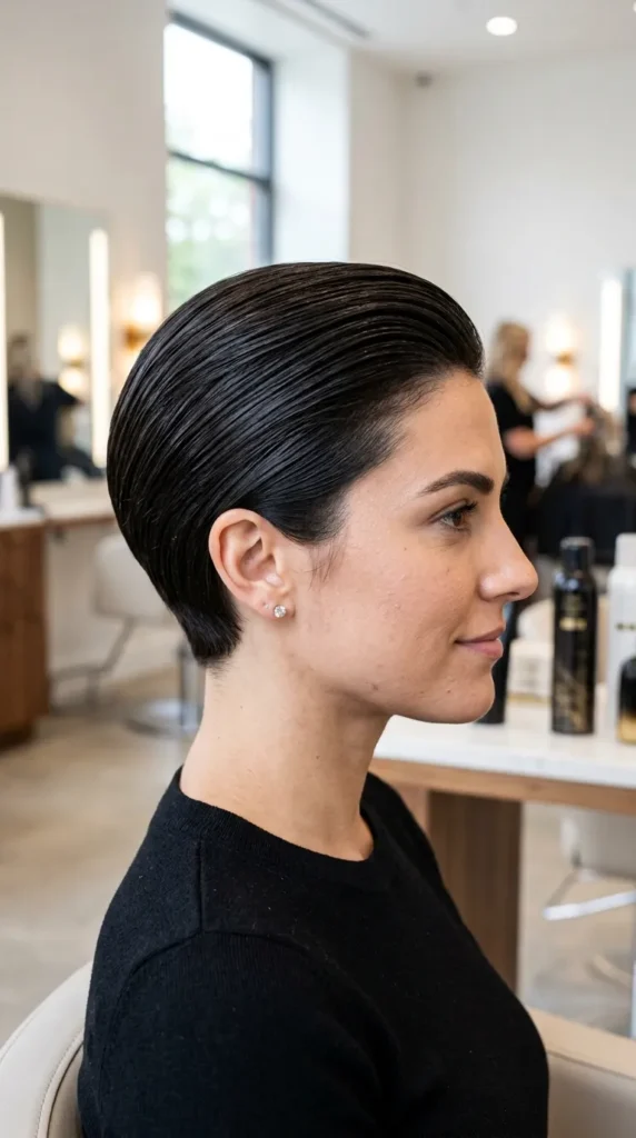  Bixie with Slicked Back Styling