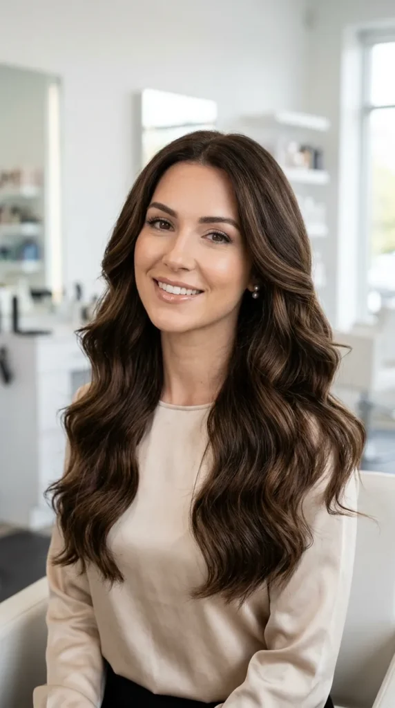 Brunette Hair for Special Occasions