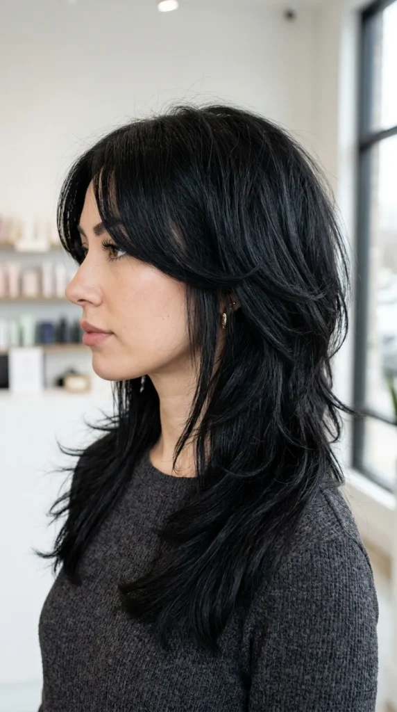 Dramatic Wolf Cut for Maximum Shag Texture