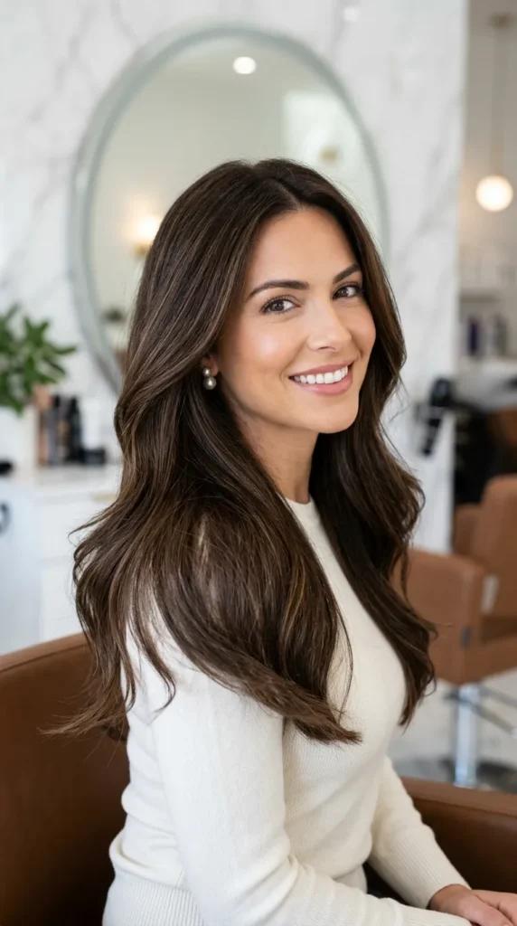 25 Hair Highlights for Dark Hair That Add Real Dimension 6 Subtle Babylights