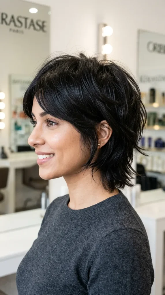  Short Shag Cut