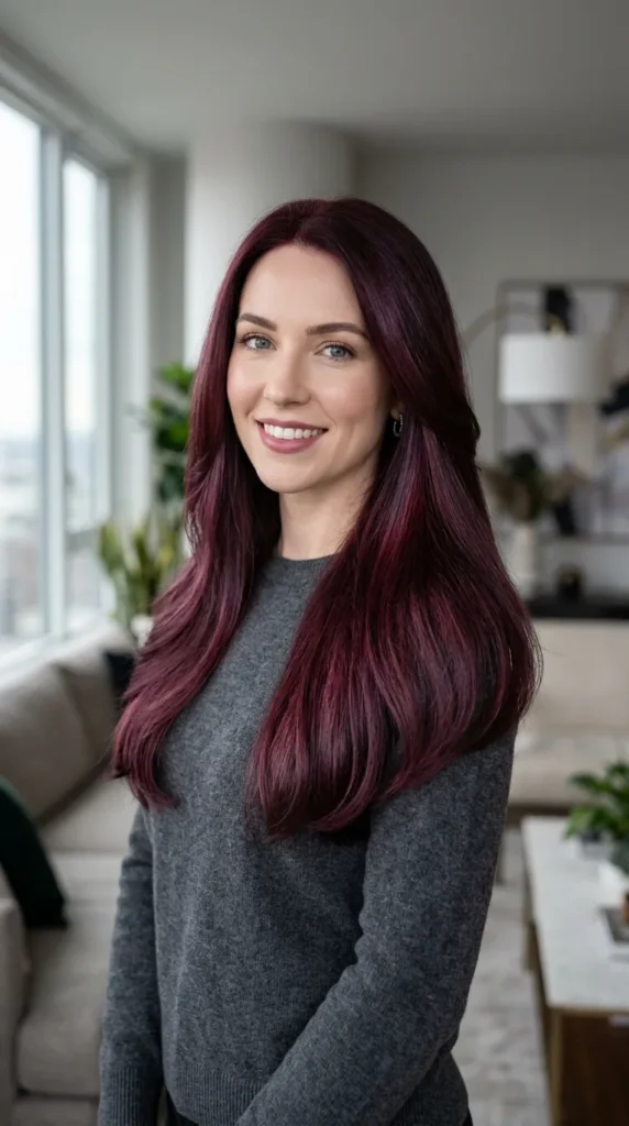  Plum Burgundy for Cool Red Tones