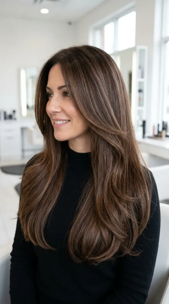 Chocolate Balayage for Deep Dimension