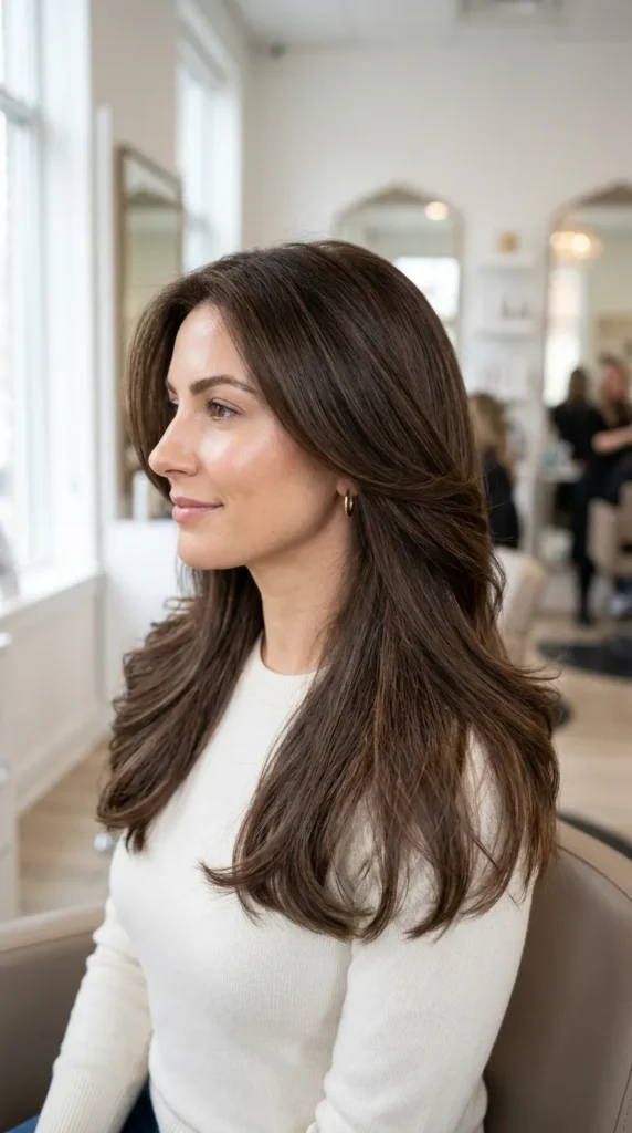 Chocolate Mocha on Fine Hair