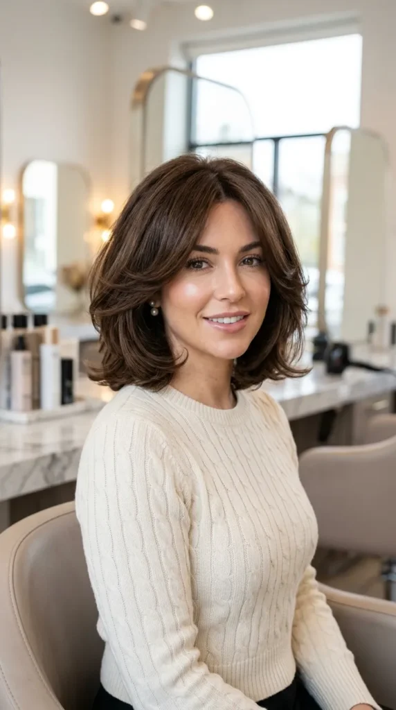  Layered Bob with Face Framing