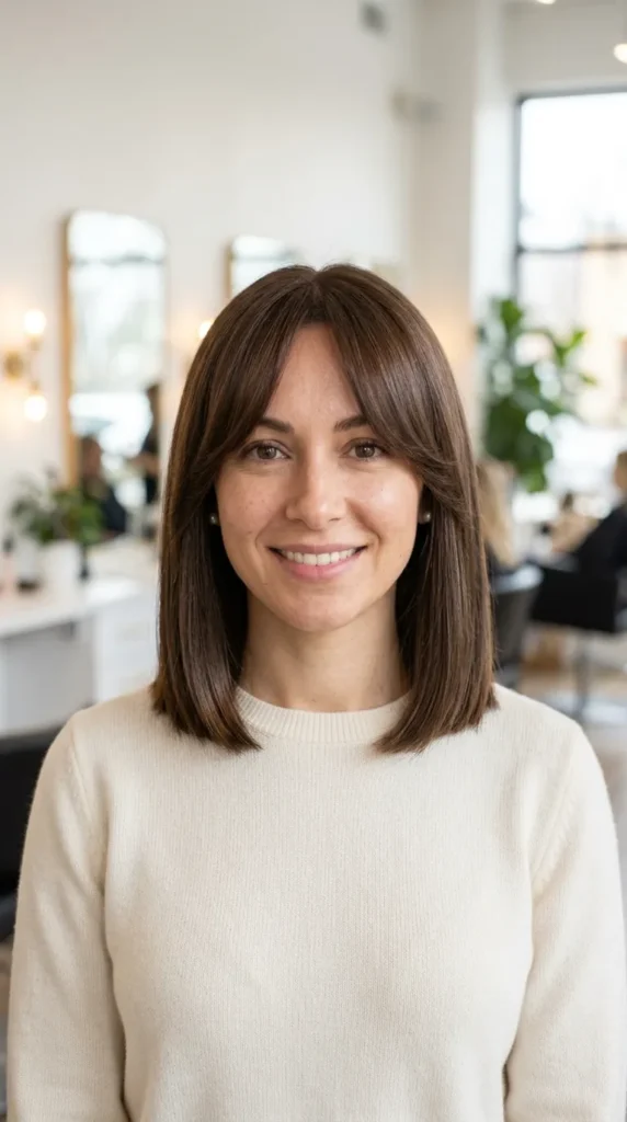 22 Bob Haircut Ideas That Capture Timeless Modern Polish 11 Bob with Bangs