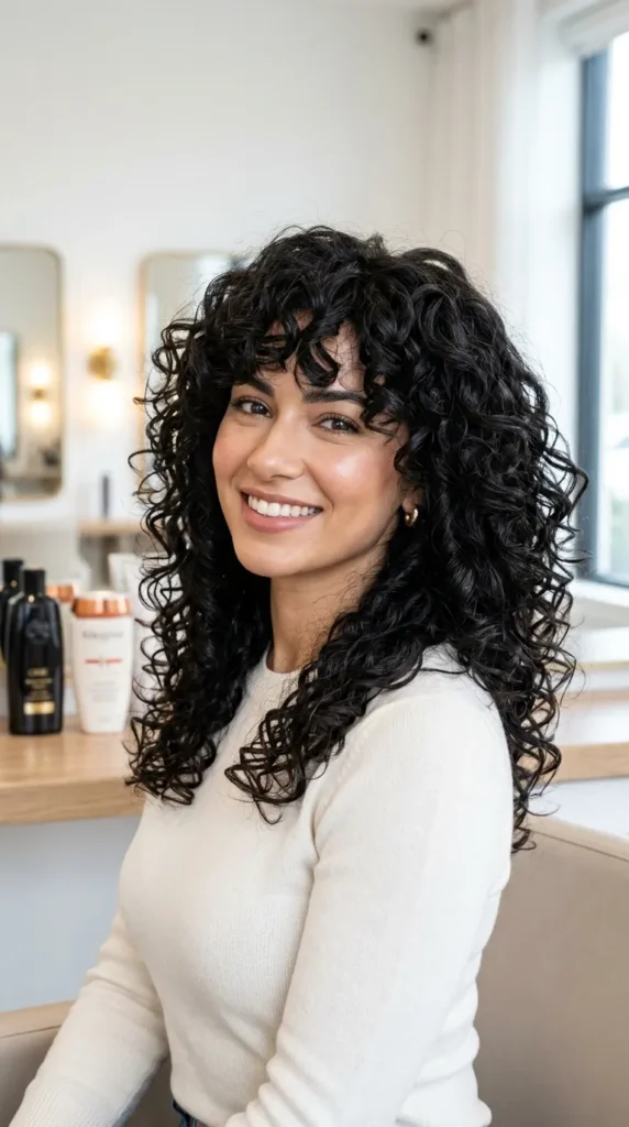  Shag on Curly Hair