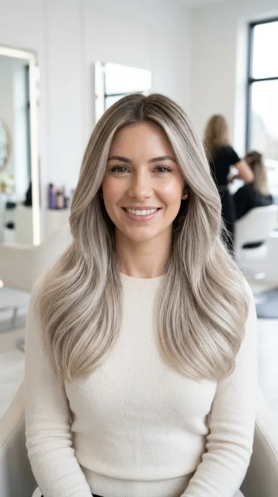  Rooted Ash Blonde with Natural Blend