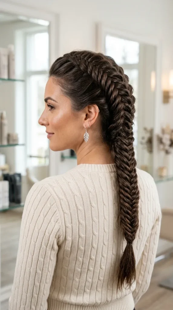 Dutch Fishtail Braid
