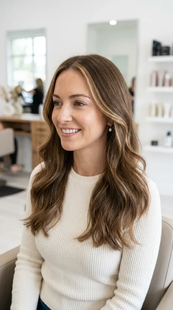 Face Framing Highlights for Fine Hair
