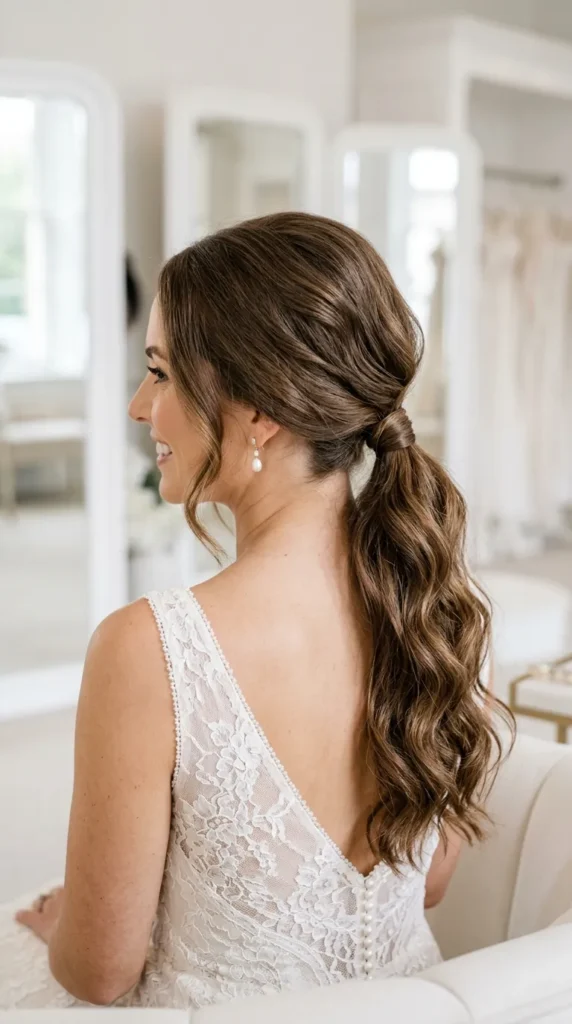 Textured Low Ponytail