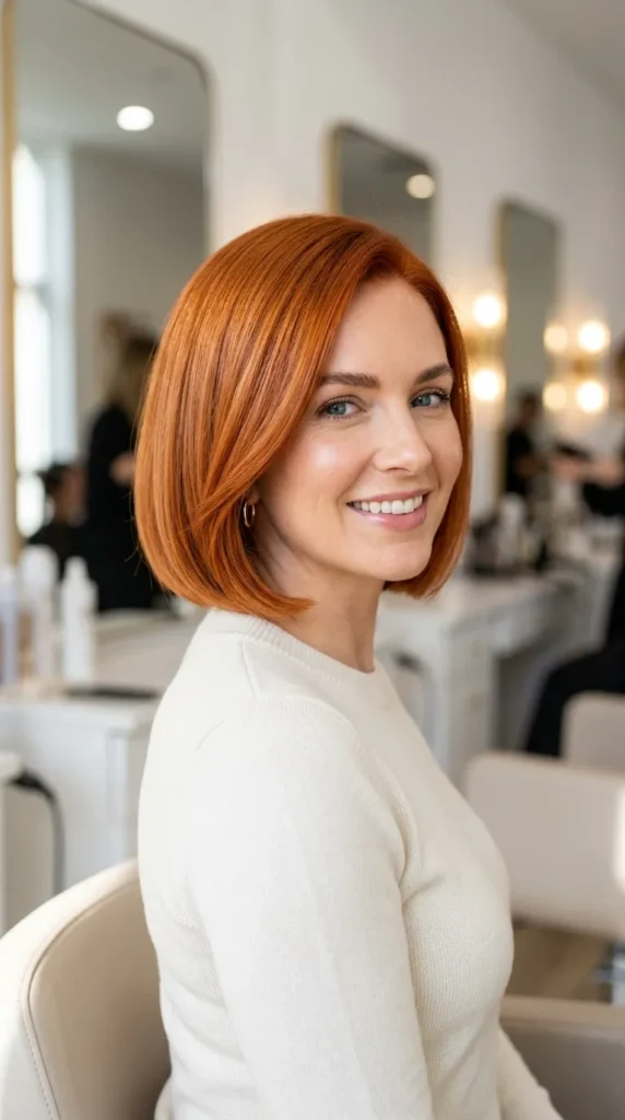  Copper on Short Hair