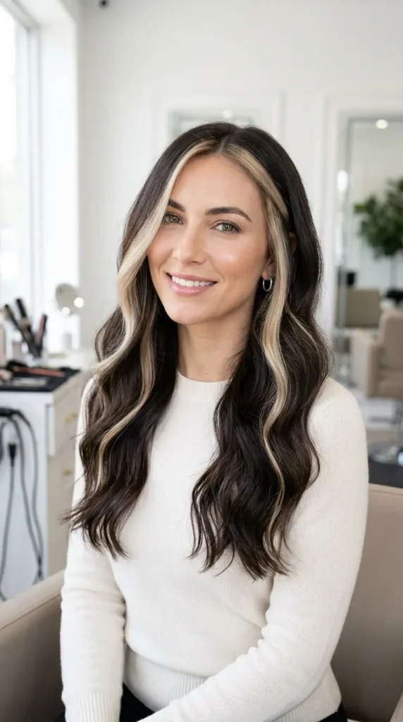  Asymmetrical Face Framing Highlights