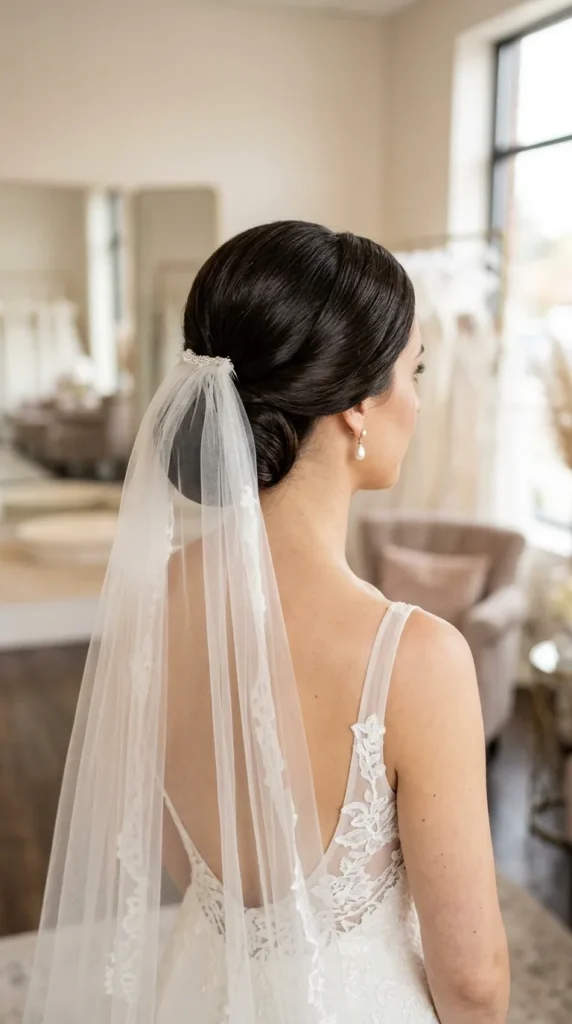 Wedding Hairstyle with a Veil