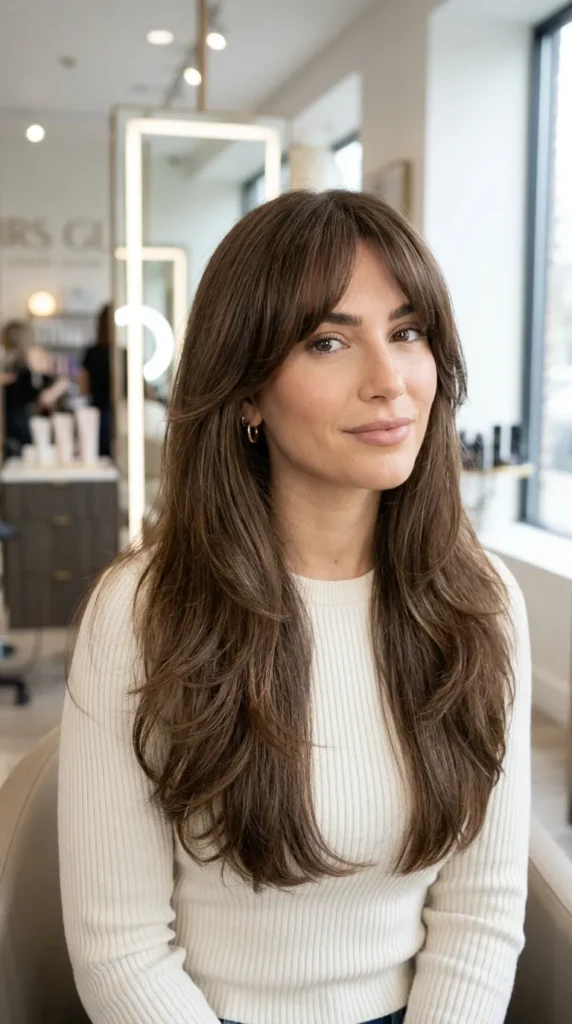  Layered Cut with Blended Bangs