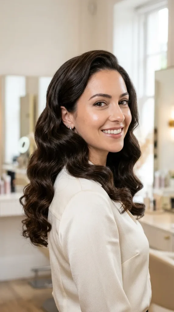  Old Hollywood Waves for Curly Hair