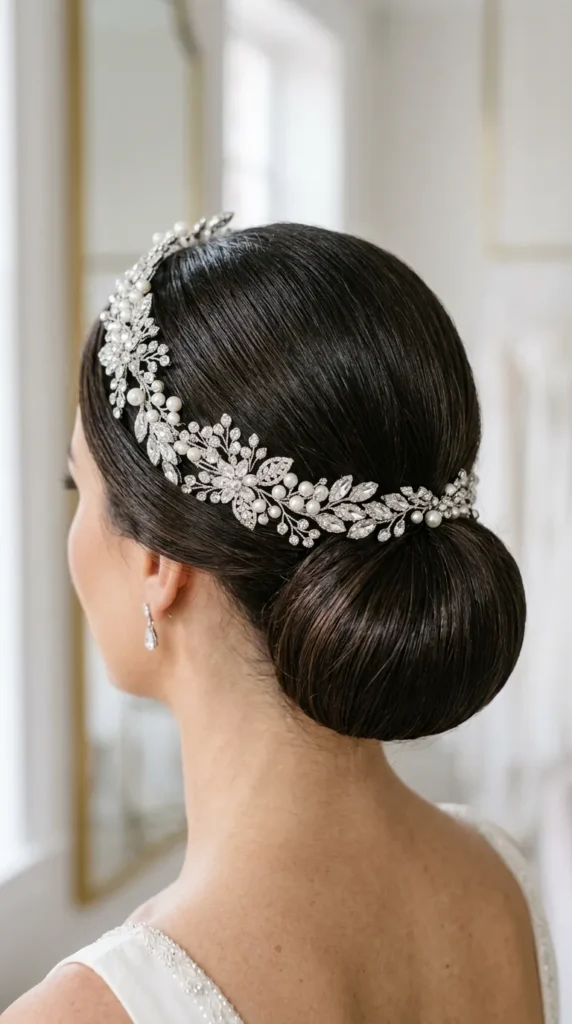  Wedding Hairstyle with a Statement Headpiece