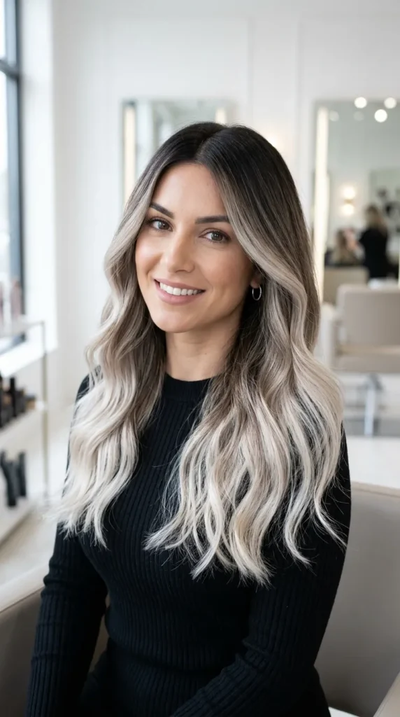 28 Ombre Hair Color Ideas for Dimensional Beauty 16 Platinum Ombre