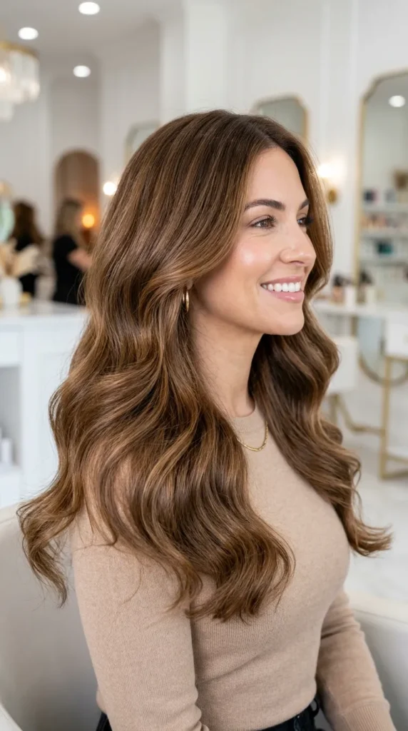 Layered Cut on Wavy Hair