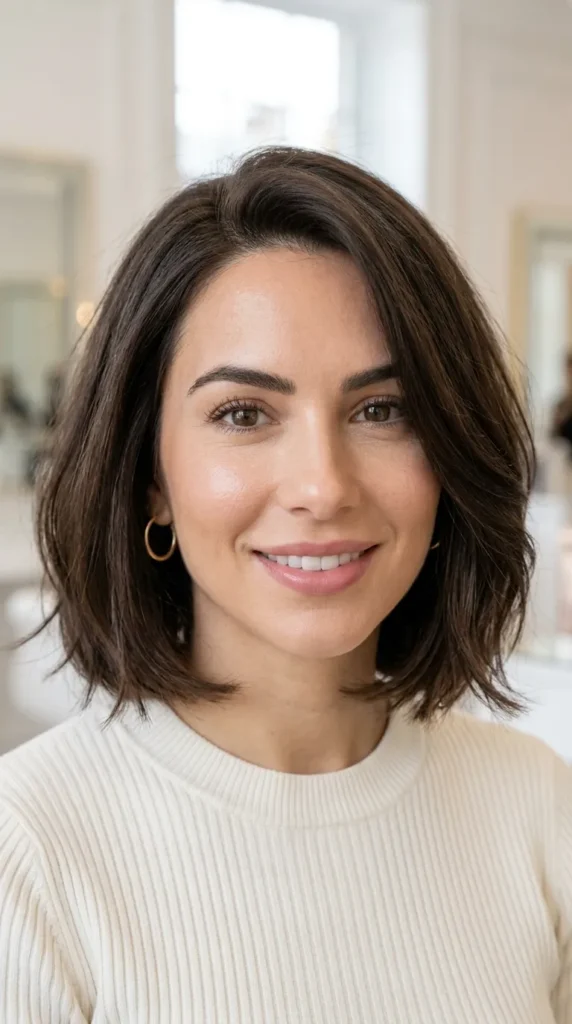  Italian Bob for Oval Faces