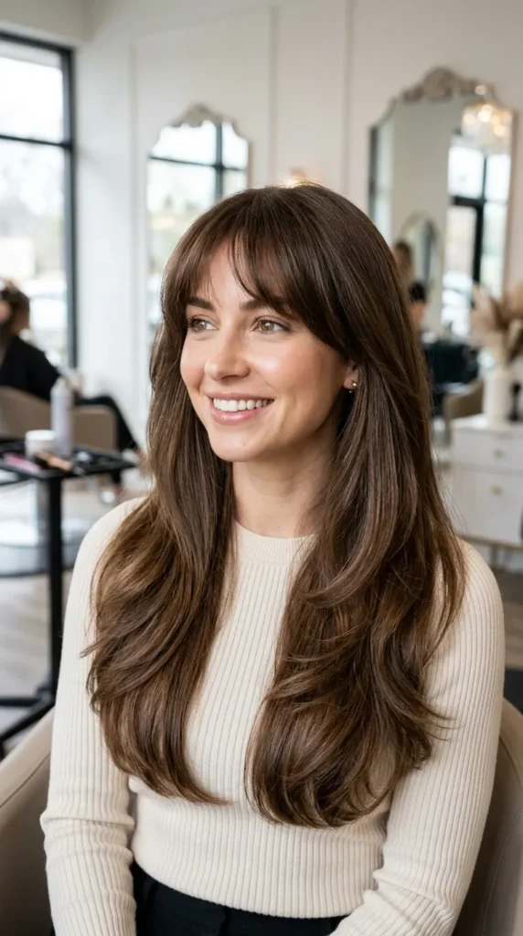 Layered Cut with Bangs
