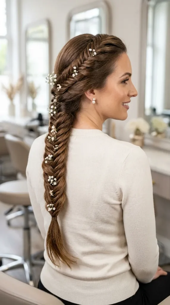 Fishtail Braid with Beads