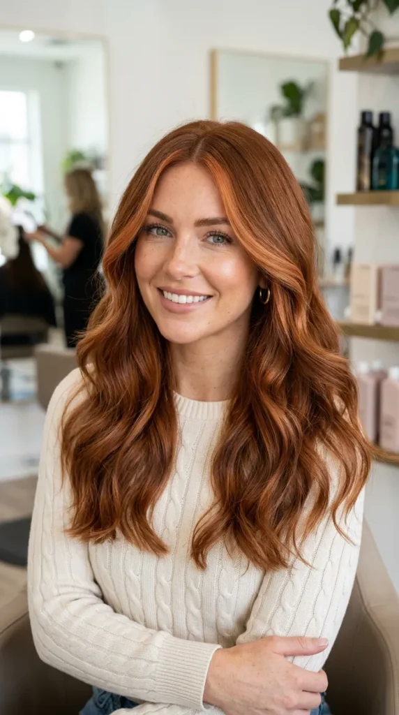 Copper with Face Framing Highlights