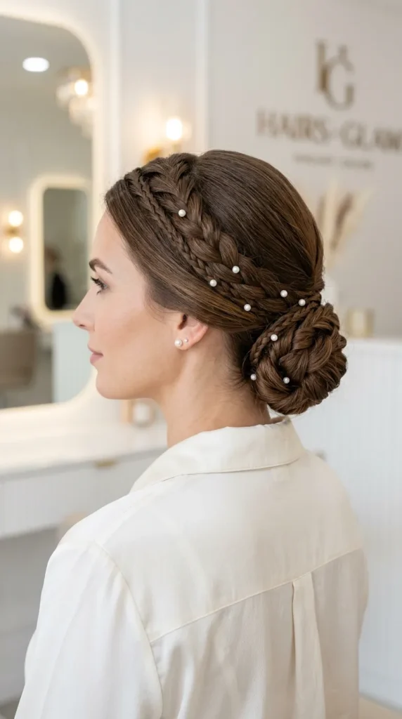 32 Braid Hairstyle Ideas for Texture and Style 20 Braid with Floral Accents