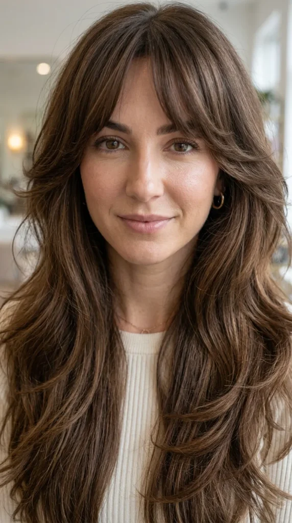 Bangs for Square Faces