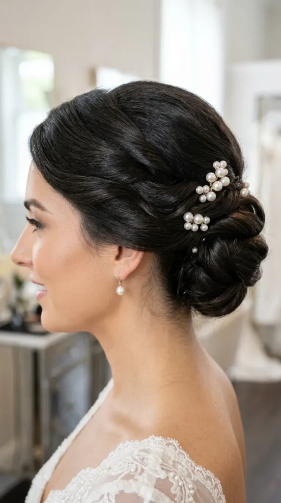  Thick Hair Wedding Style