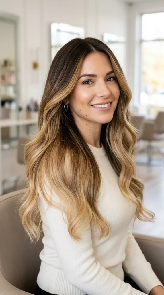 28 Ombre Hair Color Ideas for Dimensional Beauty 3 Classic Brown to Blonde Ombre