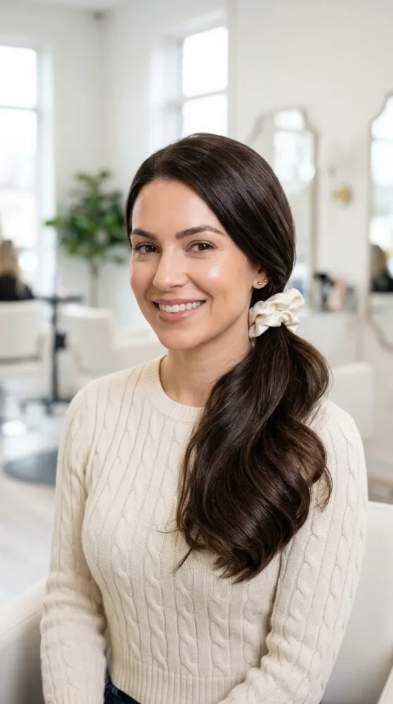 Using Satin or Silk Hair Ties