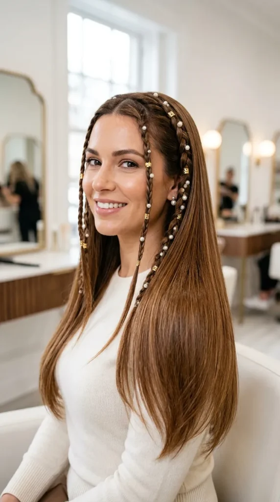  Braids with Accessories Woven In