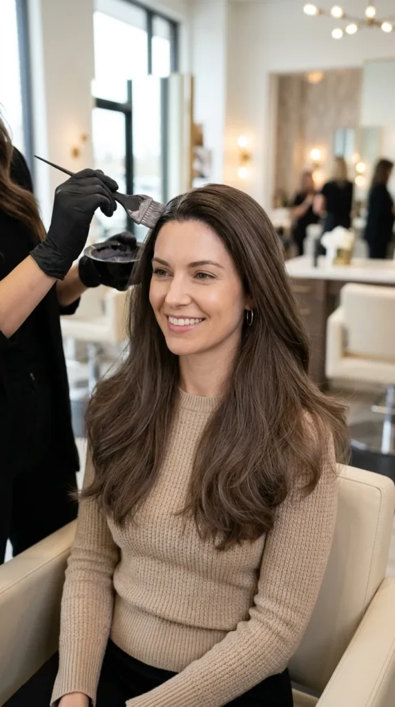  Mushroom Brown with Root Touch Ups
