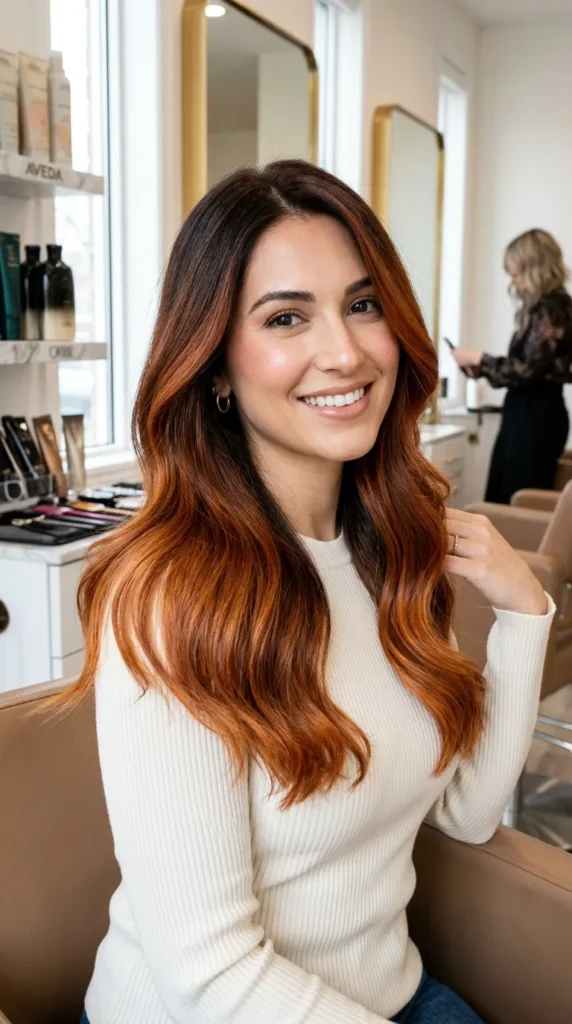  Copper Transitioning from Darker Hair