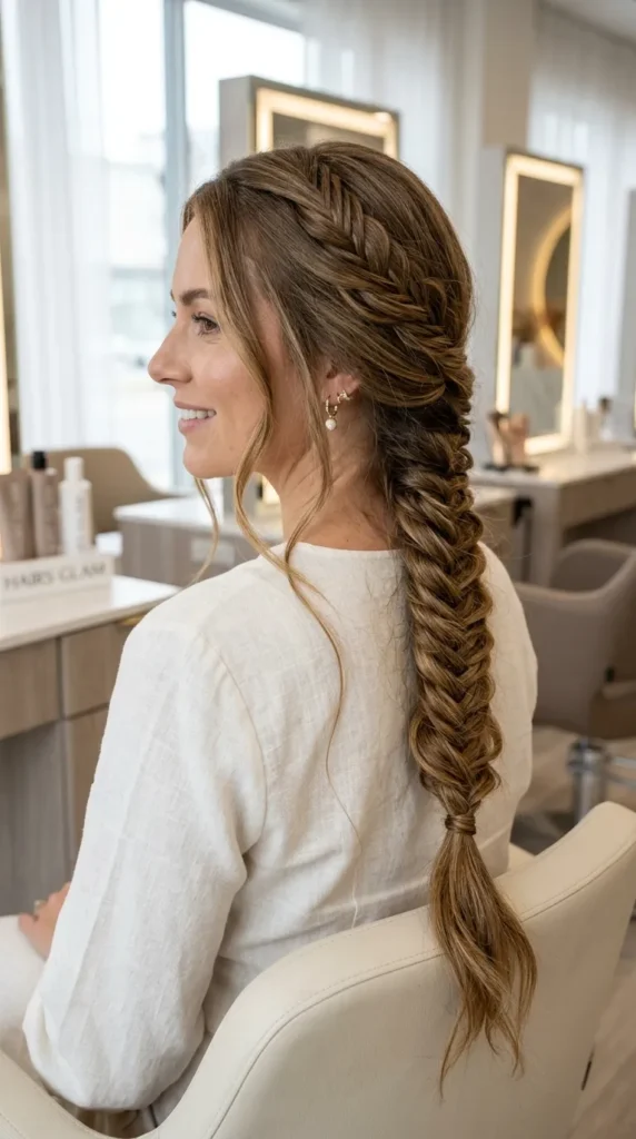 Reverse Fishtail Braid