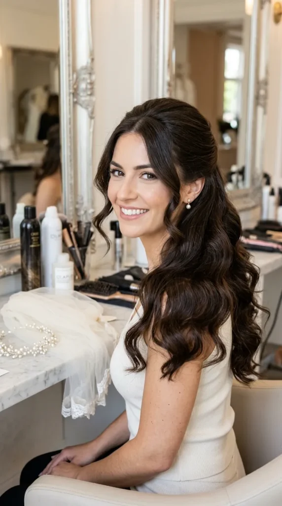 Trial Run Wedding Hairstyle